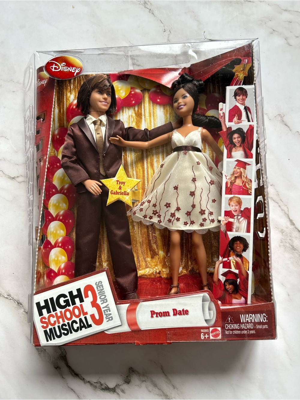 Disney High School Musical 3 Prom Date Troy And Gabriella Doll Set